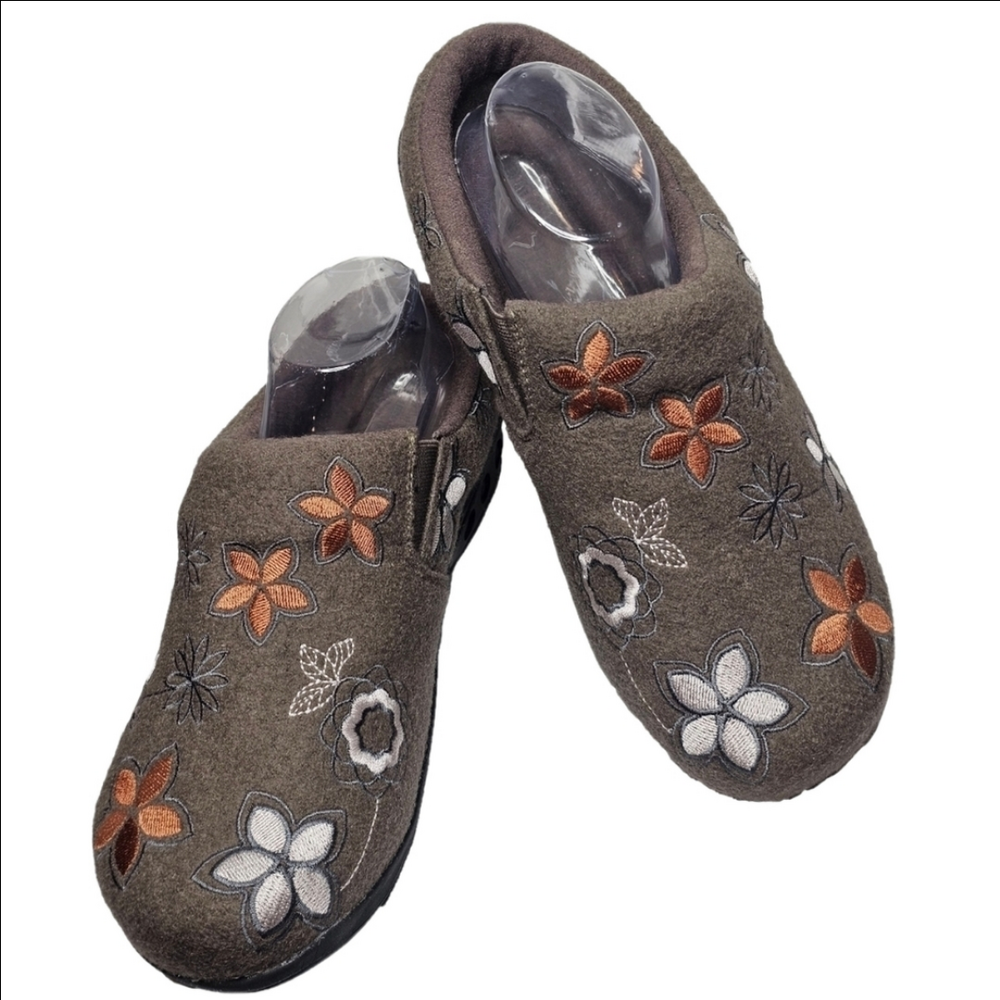 Therafit Angela Wool Slip-on Clogs, Women's Size 41/ 10.5-11 US